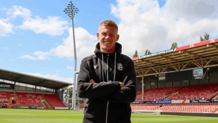James McClean's lack of game time at Wrexham opens door for Derry City return. Credit - WrexhamAFC.co.uk