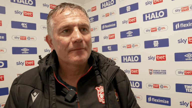 Phil Parkinson Wrexham. Credit - WrexhamAFC YouTube