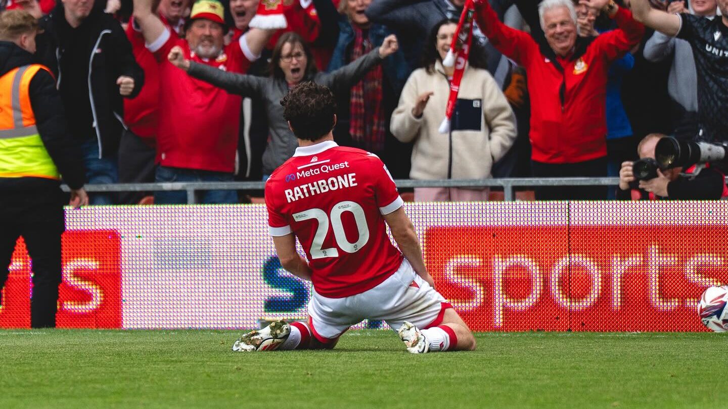 Ollie Rathbone Celebrating. Credit: @_rathbone Instagram