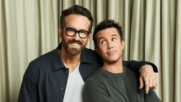 Ryan Reynolds and Rob Mac. Credit: Oliver Upton/FX