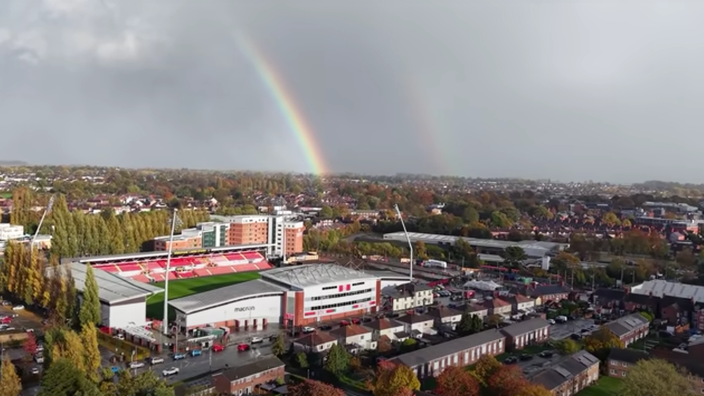 The Racecourse - December 2025. Credit: @WrexhamAFCfanzone YouTube