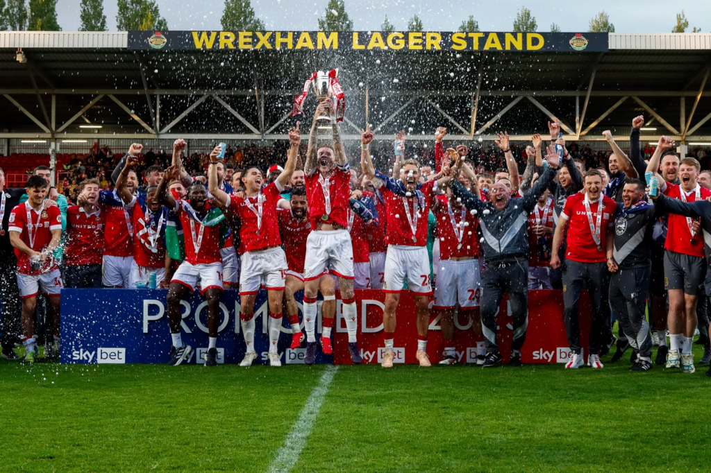 Wrexham Promotion. Credit: Wrexhamafc.co.uk