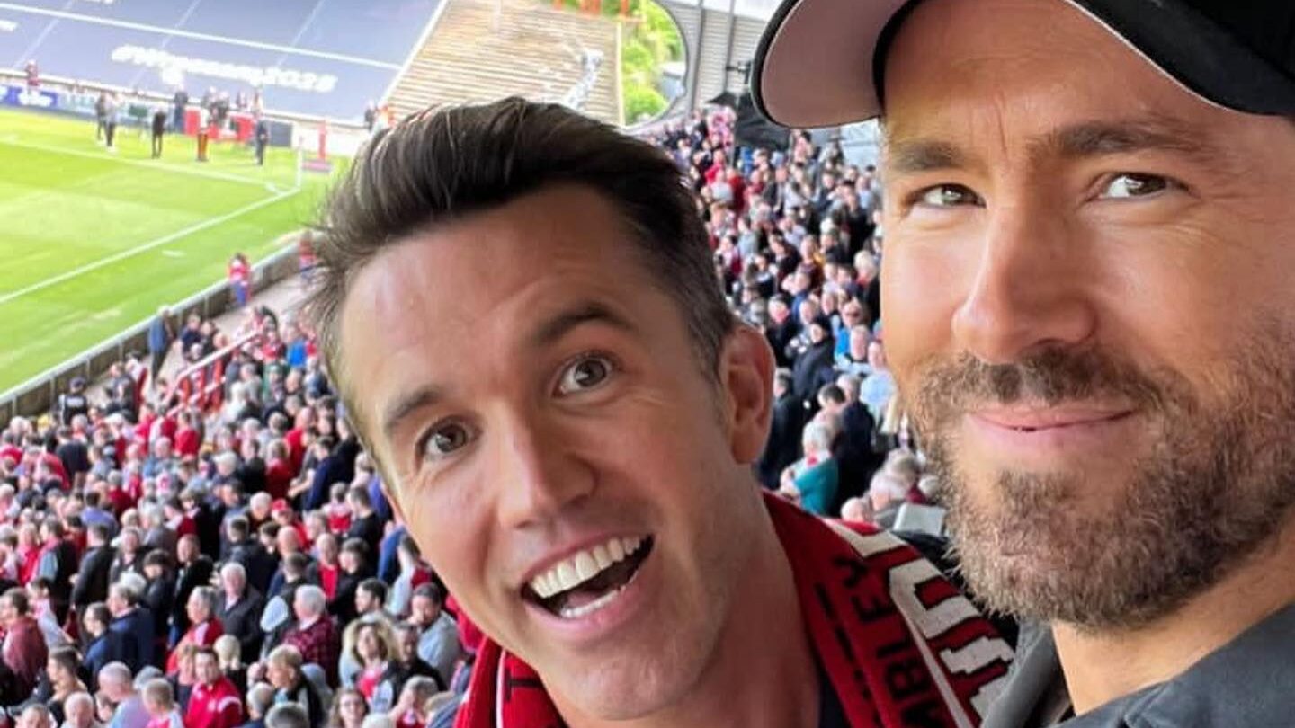 Rob Mac and Ryan Reynolds. Credit: @robmcelhenney Instagram
