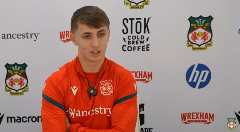 Wrexham fans hail 'Super Max'. Credit: WrexhamAFC YouTube