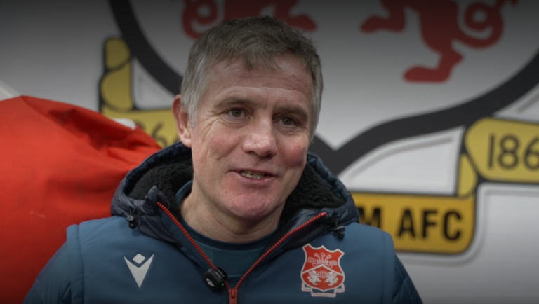 Phil Parkinson Interview. Credit - ESPN