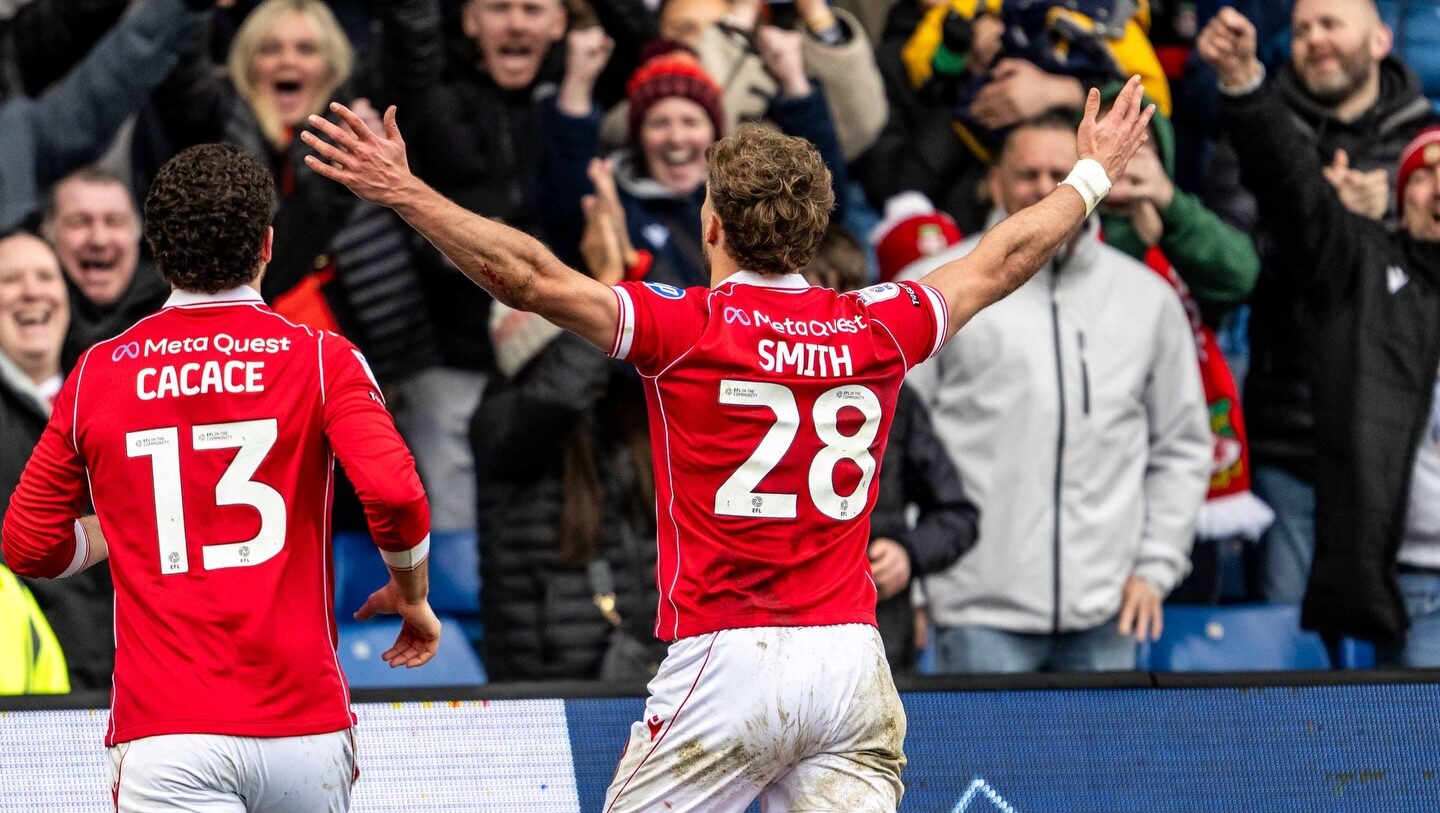 Sam Smith again. Three points again. Credit: Wrexham AFC Instagram