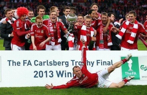 Wrexham Win FA Trophy. Credit: wembleystadium.com