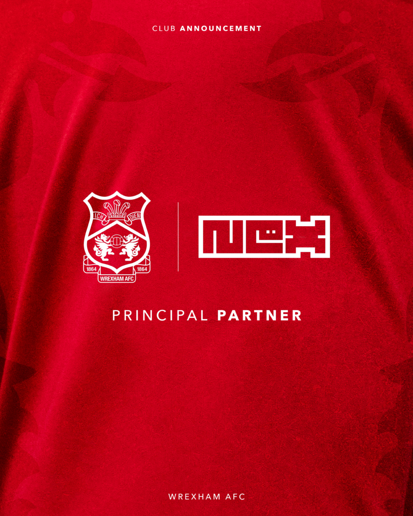 Wrexham AFC and Nex announce new partnership. Credit: Nex