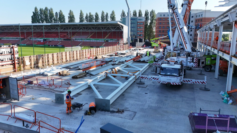 Why is the Kop Stand So far from the Pitch. Credit: Roberts & Daughter