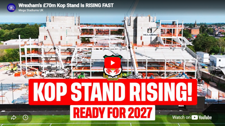 Kop Stand Rising. Credit: Mega Stadiums UK