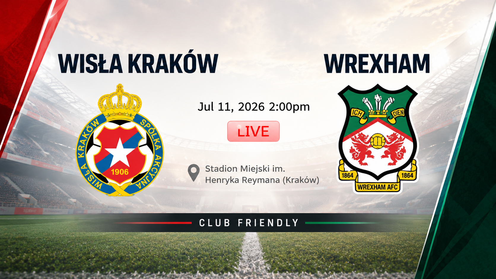 Wisla Krakow vs Wrexham