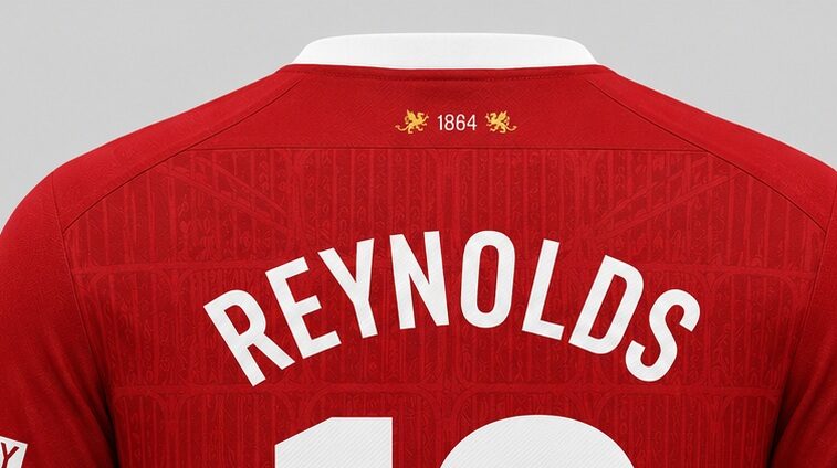 Wrexham Concept Home Shirt Back