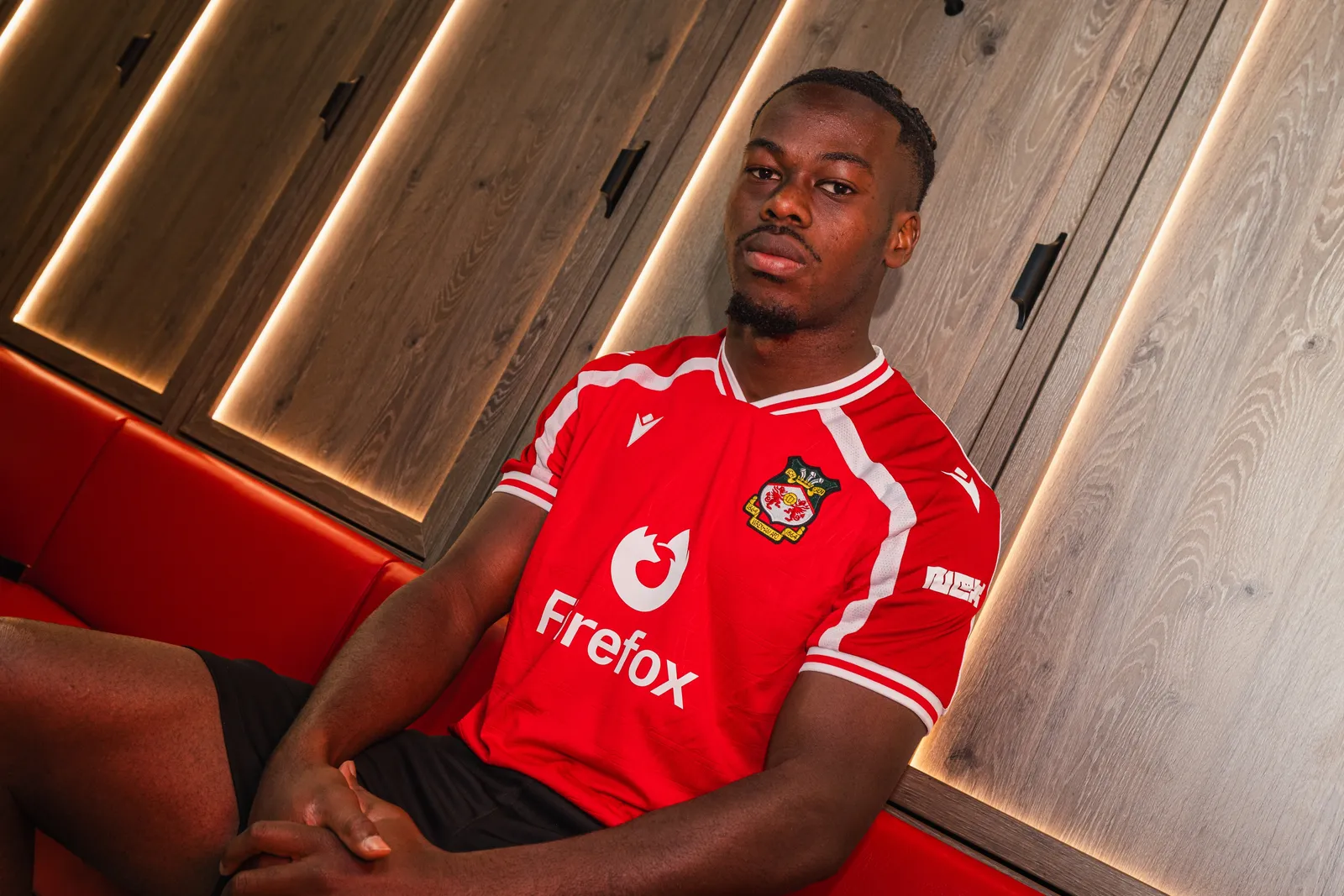 Jacques Ekomié. Credit: Wrexham AFC