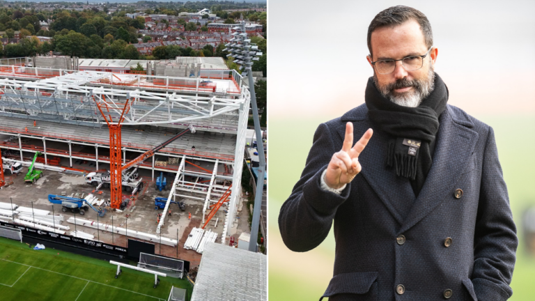 Michael Williamson shares major update on Wrexham's £69.1m Kop. Credit: Roberts & Daughter / @tenspromike Instagram