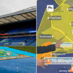 Met Office warning for Wrexham fans travelling to Blackburn. Credit: Wrexham AFC/BBC