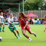 Natasha Thomas makes Wrexham history despite TNS defeat. Credit: Gemma Thomas / Dan Purdie