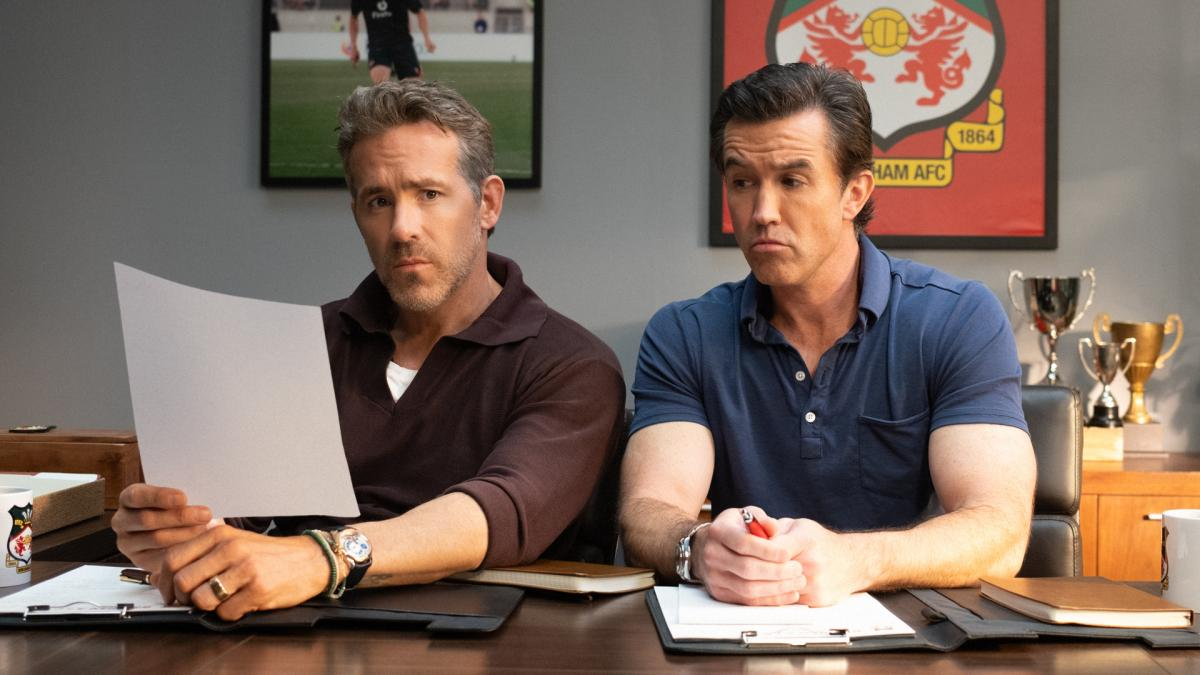 Wrexham co-chairmen Ryan Reynolds and Rob Mac (Image: NEX)